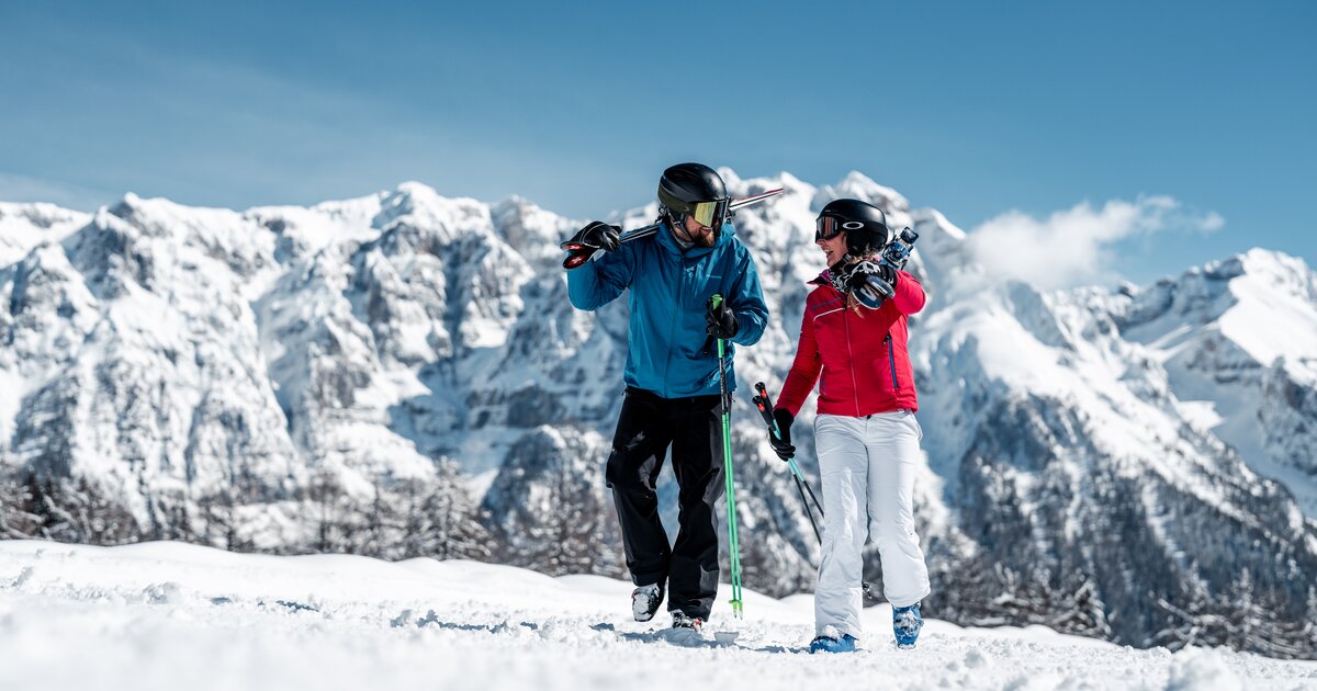 Pisten Und Lifte Im Winter In Der Val Di Sole Trentino